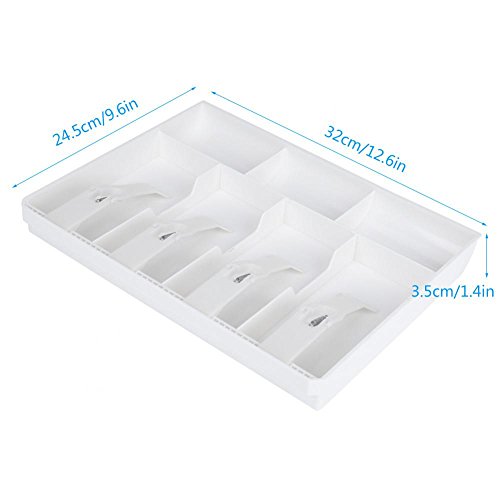 Zetiling Cash Drawer Register Insert Tray Replacement Cash Tray 4