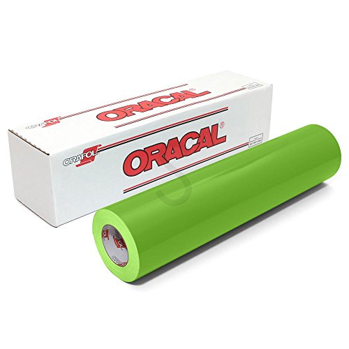 Oracal 651 Glossy Permanent Vinyl 12 Inch x 6 Feet - Limetree Green