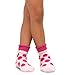 TeeHee Little Girls Cotton Basic Crew Socks 12 Pair Pack (6-8 Years, Large Dot & Hearts)