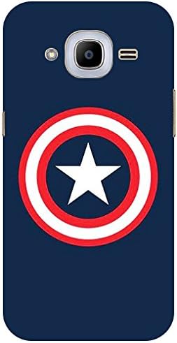 Pattern Creations pcbSGj2P-1237 Captain America Printed Back Cover for Samsung Galaxy J2 Pro (Multicolour)