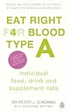 Eat Right for Blood Type A: Maximise your health with individual food, drink and supplement lists fo by 