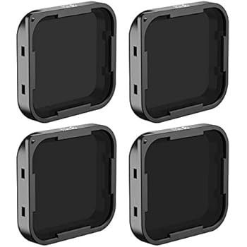 Freewell ND Filter Kit Includes ND4, ND8, ND16 and ND32 Filter (4-Pack) Compatible with GoPro Hero7 Black, Hero5 & Hero6 Black Camera