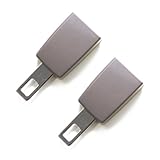 2-Pack Mini Seat Belt Extender - Type A Gray - Adds 3 inches instantly!