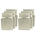 Sorbus Foldable Storage Cubes - 6 Fabric Baskets for Organizing Pantry, Closet, Shelf, Nursery, Playroom, Toy Box - 11 Inch Dual Handle Collapsible Closet Organizers and Storage Bins (Beige)