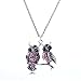 Winter.Z Diamond Owl Explosion Models Exaggeration Fashion Retro False Collar Necklace