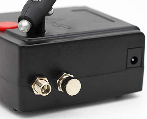 Gocheer Professional Airbrush Compressor Kit, for Airbrush Guns Set Double Action Airbrush Kit, with 5.9 ft Hose and Practical Holder