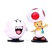 Super Mario Brothers Cake Toppers Toy, 10 Pcs Super Mary Action Figures Palyset with Princess, Mushroom, Orangutan