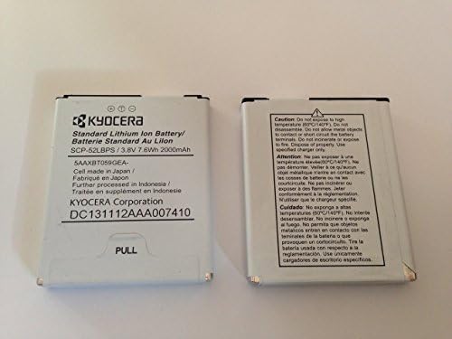 New Oem Kyocera SCP-52LBPS Hydro XTRM 4G LTE C6522 C6721 Metro PCS T-Mobile 2000mah O4L Battery