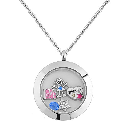 Cory keyes bff best friend floating charms set for glas…