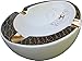 H & H Insignia Collection - White Oval - Cigar Ashtray