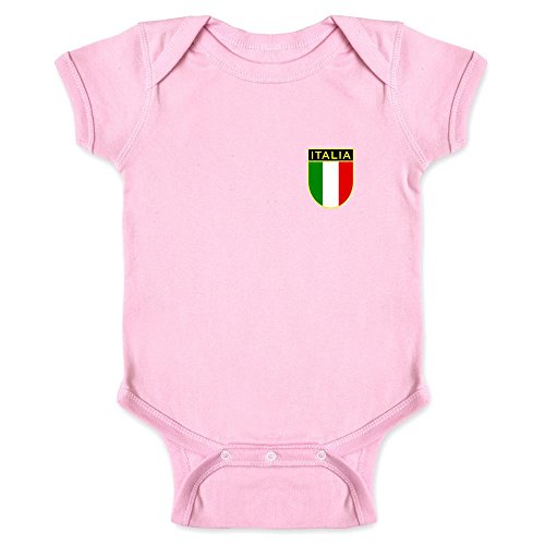 Pop ThreadsItaly Soccer Retro National Team Baby Toddler Kids Girl Boy T-Shirt