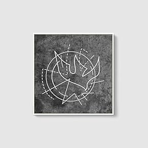 Framed Canvas Home Artwork Decoration A Lonely Tree Canvas Wall Art for Living Room, Bedroom - 16x16 inches