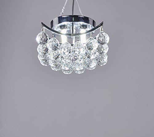 Broadway Silver Flush Mount Crystal Chandeliers Modern Lamps Ceiling Fixture BL-DJAJ/X-L4 W8 X H8 Inch