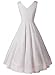 Anni Coco Women's Classy Audrey Hepburn 1950s Floral Lace Vintage Swing Dress