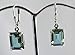 100% Color Change Lab Created Alexandrite 925 Solid Sterling Silver Earrings