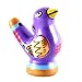 Beautiful Chirping Ceramic Ocarina Whistle Bird - Clay Fired and Hand-Painted in Peru 3-Pack Variety Colors - with Souvenir Carrying Bag