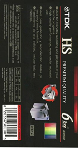 1 TDK+Premium+Quality+6Hrs+T+120