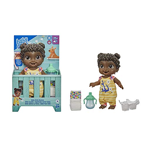 Baby Alive Baby Gotta Bounce Doll, Kangaroo Outfit, Bounces with 25