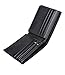 Tonly Monders RFID Blocking Men's Full Grain Leather Wallet Bifold Slim Front Pocket Wallet, Black