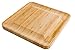 100% Natural Bamboo Cheese Board with Cutlery Set, Charcuterie Platter and Serving Meat Board with Slide-out Drawer with 4 Stainless Steel/Bamboo Knives Server Set. Perfect for Entertaining and Gifts