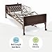 Full Electric Hospital Bed with Half Rails Included - for Home Care Use and Medical Facilities - Fully Adjustable, Easy Transport Casters, Remote - 80