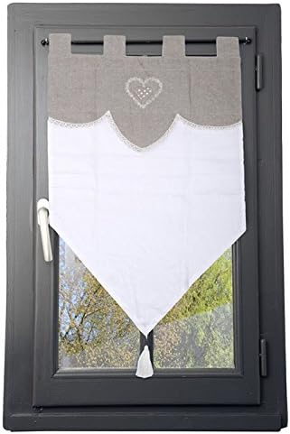 Rideaux Brise Bise Rouge Coton Lovely Casa Verone Brise Bise 60 X 90 Cm Cuisine Maison Lpe Electronics De