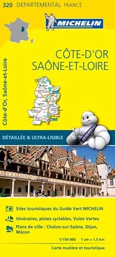 Download Carte Côte-dOr, Saône-et-Loire Michelin PDF