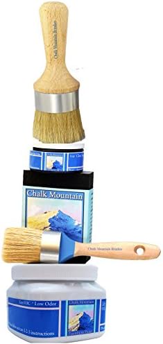 NEW KIT DESIGN Chalk Mountain Brushes - ALL IN ONE CHALK FURNITURE PAINT STARTER KIT - 5 pack. (#38)