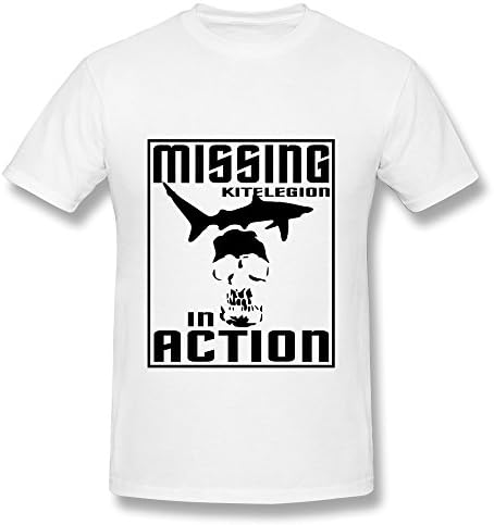 SNOWANG Men's Missing Action T-shirt XXL