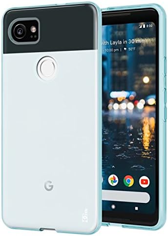 Google Pixel 2 XL Case, DGtle TPU Gel Anti-Scratches Premium Slim Flexible Soft Bumper Rubber Protective Case Cover for Google Pixel 2 XL (Mint)