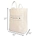 OrganizerLogic Natural Canvas Laundry Bag - Large Storage Bag for Clothes, Dirty Laundry, Toys, and More - Collapsible and Foldable for Easy Storage