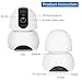 1080P Video Baby Monitor, Big SS Wireless 2.4G WiFi Security IP Camera with Two-Way Audio, Night Vision, Pan/Tilt/Rotate, Motion Detection, Remote View & Playback on iOS/Android