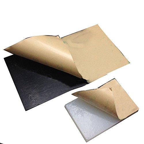 12"X12" Black Silicone Rubber Sheet Self Adhesive High Temp Plate Mat