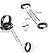 FIBO STEEL 5 Pairs Stainless Steel Hoop Earrings for Men Women Huggie Earrings 13MM Available