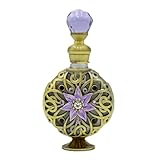 Mocsicka Flower Vintage Perfume Bottles Purple