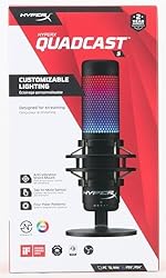HyperX QuadCast S – RGB USB Condenser Microphone