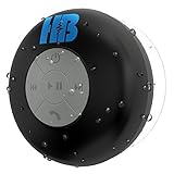 Waterproof Portable Bluetooth Shower Speaker - HB Pebble – Shockproof, Dustproof Wireless Shower Speaker With Suction Cup, Perfect For Pool, Shower, Boat, Beach, Hot Tub, Outdoors, Indoors