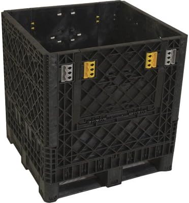 Triple Diamond Plastics Heavy-Duty Collapsible Bulk Storage Container - 32in.L x 30in.W x 34in.H, 2000Lb. Capacity, Model# TDP-3032-34