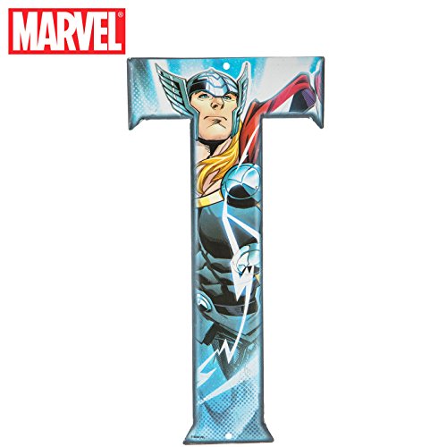 Superhero Letter Metal Wall Decor Marvel and DC Comic Letters (T) Pricepulse