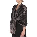 Sakkas Two Tone Rose Pashmina Scarf/Stole/Wrap Sakkas Two Tone Rose Pashmina Scarf/Stole/Wrap