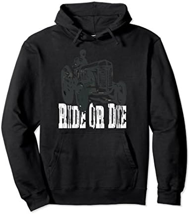 Unisex Punjabi Ride or Die Hoodie XL: Black