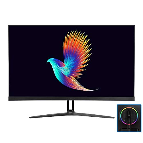 XiaoMinZhang 27 inch 144Hz 4K UHD Flat Panel Screen LCD Display Monitor with Colorful Atmosphere Lig