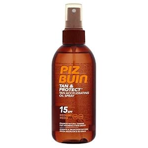 2-x-Piz-Buin-Tan-Protect-Accelerating-Oil-Spray-SPF15-150ml 2 x Piz Buin Tan & Protect Accelerating Oil Spray SPF15-150ml