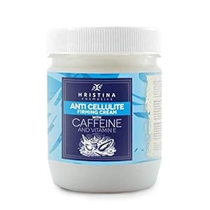 100% Natural Anti Cellulite Cream with Caffeine and Vitamin E. Firming and Tightening Cream for Body, Neck, Hands, Legs, and Stomach. Toning and Smoothing Skin. Slimming, Fat Burning, 200 ml.