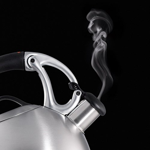 OXO BREW Uplift Tea Kettle Brushed Stainless Steel, 2 Quarts on