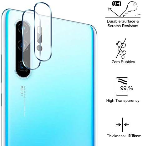 Siumir Back Camera Lens Protector for Huawei P30 Pro 6.5 Inch Tempered Glass Screen Protector Camera Lens Flexible Tempered Glass Protector Film Anti-Scratch 3 PCS