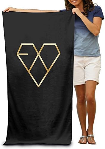 Kpop EXO Gold Logo 31.5"51" Beach Towel