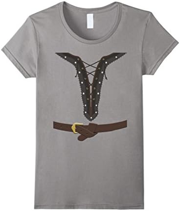 Womens Funny Viking Costume Shirt - Nordic Viking Fancy Dress Tee Large Slate