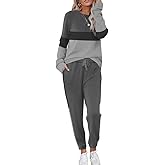 ETCYY NEW Lounge Sets for Women Two Piece Outfits Sweatsuits Sets Long Pant Loungewear Workout Athletic Tracksuits