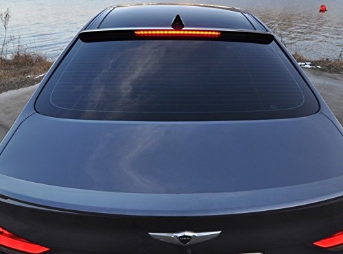 Automotiveapple Sell, DALLIZA Rear Roof Spoiler Painted 1-pc for 2015 Hyundai Genesis Sedan (YB6 - Onix Black)